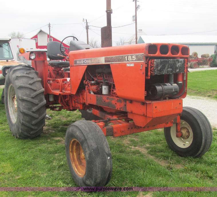 E7204F.JPG - Allis Chalmers 185 tractor, 1,969 hours on meter, Six ...