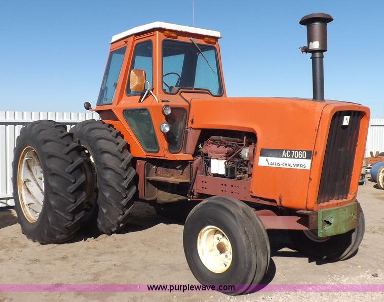 Allis Chalmers 7060 tractor, Unknown hours on meter, Allis Chalmers ...