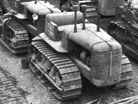 Spring 1944 photo of Allis-Chalmers Co. HD10W Tractors at the Engineer ...
