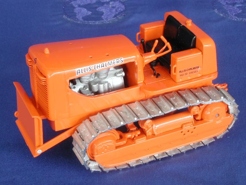 Allis-Chalmers HD20 Scraper Pusher-DHS Diecast Collectables, Inc