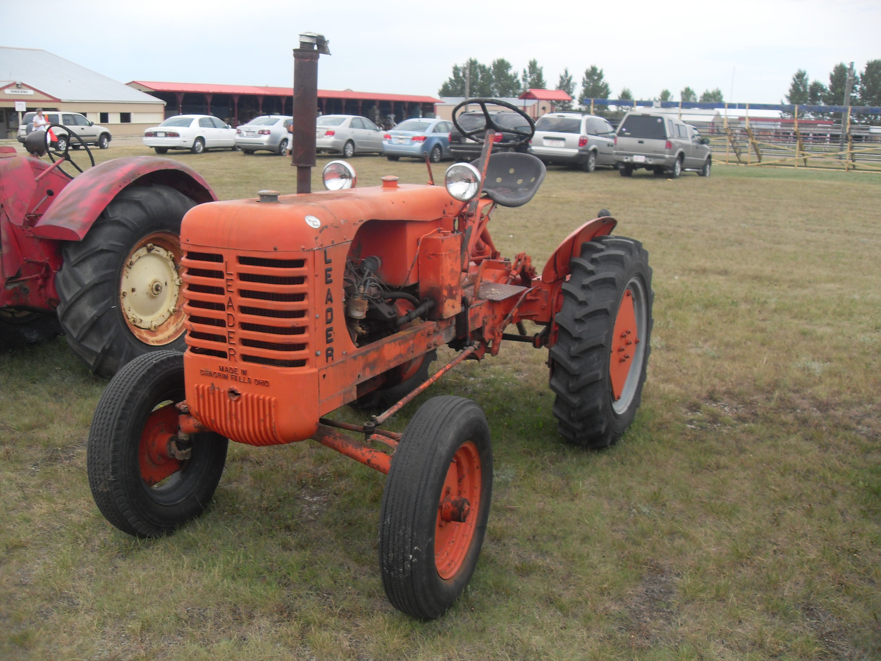 Leader tractor, “Made in Auburn Ohio”.