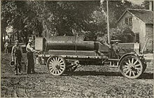 Avery truck with cast steel rim wheels used by Standard Oil Company ...