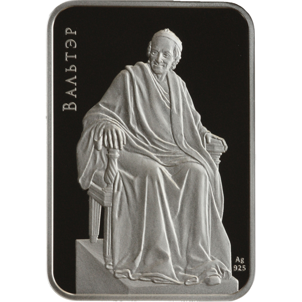 Belarus 2011 20 rubles The Voltaire World of Sculpture Proof Silver ...