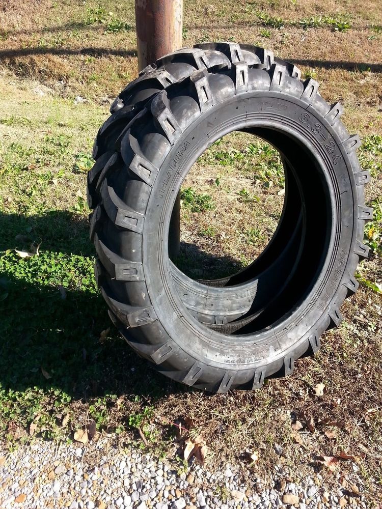 TWO 8.3X24,8.3-24 Belarus 254 Six ply Tractor Tires with Tubes | eBay
