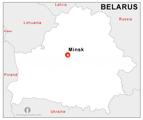 Capital+Of+Belarus Belarus Capital Map