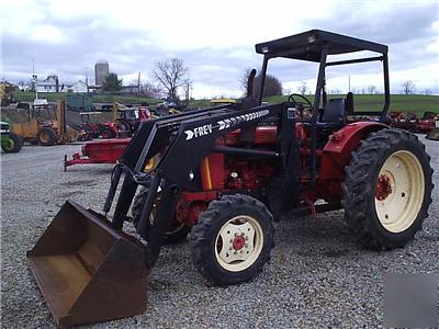 Belarus+420 Belarus 420A 4WD farm tractor w/frey loader-one owner