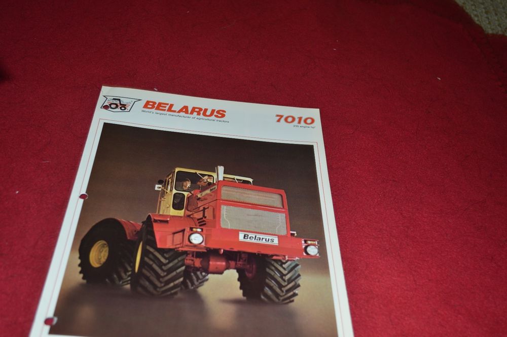 Belarus 7010 Articulated Tractor Dealer Brochure DCPA2 | eBay