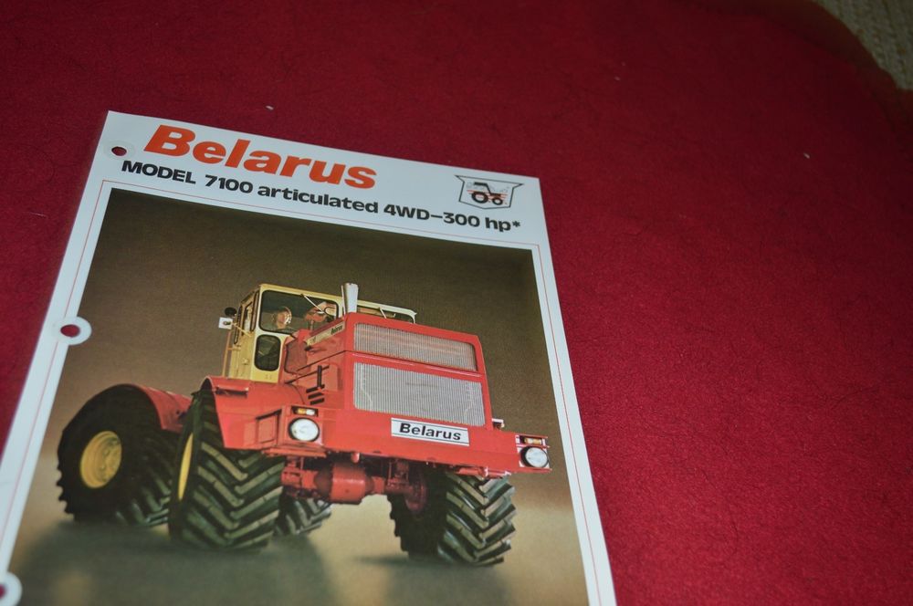 Belarus 7100 Articulated Tractor Dealer Brochure DCPA2 | eBay