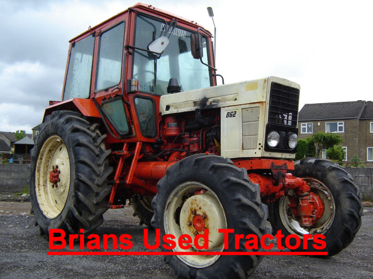 name belarus 862 tractor belarus 862 4 cylinder diesel 4wd starts runs ...
