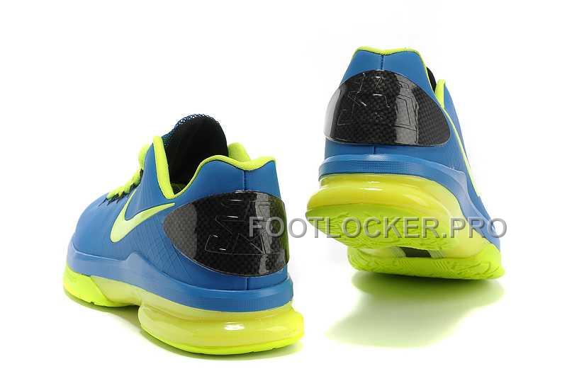 New Nike KD V Elite Mens Blue Black Fluorescence Green, Price: $117.00 ...