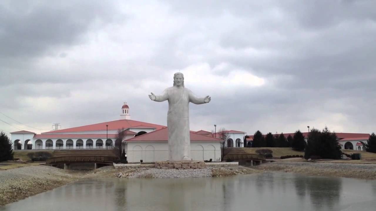 We passed the newly reconstructed “ Touchdown Jesus ” off I-75. It ...