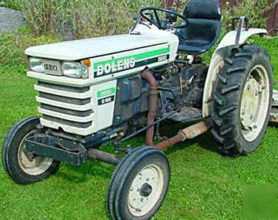 Bolens iseki tractor manual set repair parts owners