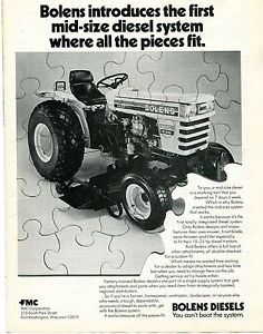 Details about 1980 Bolens Diesel G242 Farm Tractor Print Ad