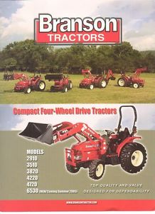Farm Tractor Brochure Branson 2910 3510 3820 4220 4720 6530 2005 FB507 ...