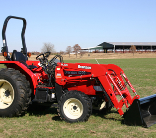 branson 4220i branson 4220i with bl20a loader and industrial tire the ...