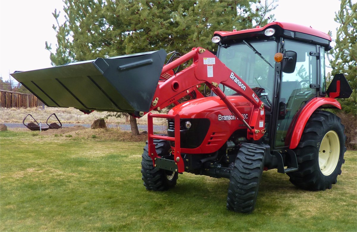 Details about NEW BRANSON 5220C TRACTOR, 55HP DIESEL, CAB, 4WD, LOADER