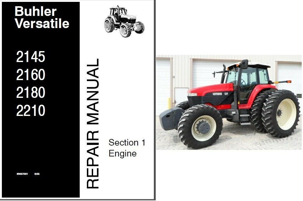 Buhler Versatile 2145 2160 2180 2210 Tractor Service Repair Manual CD ...
