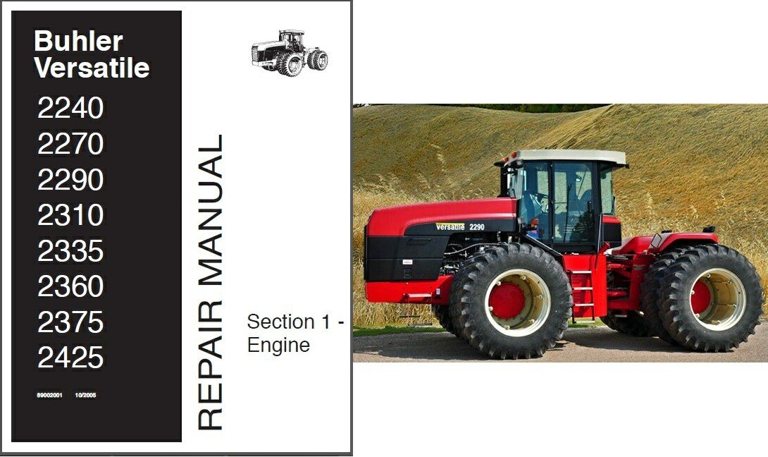 Buhler Versatile 2240 2270 2290 2310 2335 2360 Tractor Service Repair ...