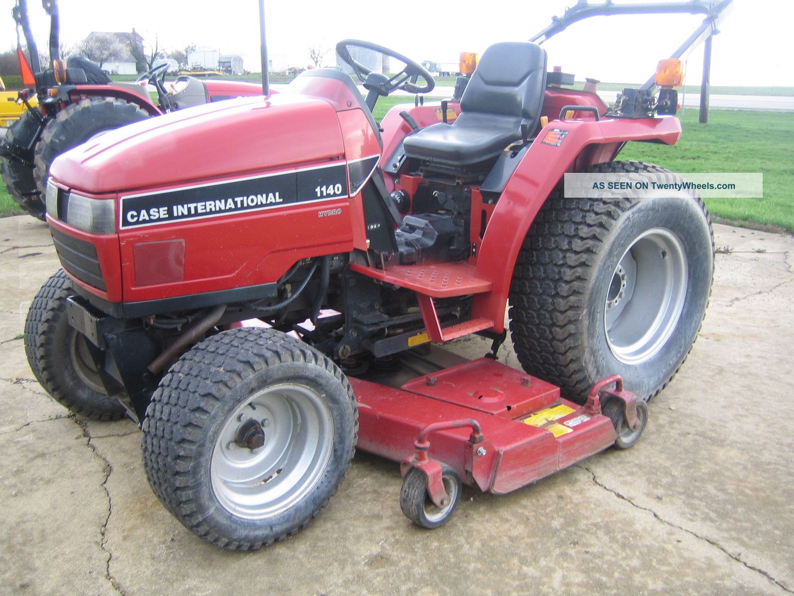 Case 1140 Tractor With Mower Tractors photo 1