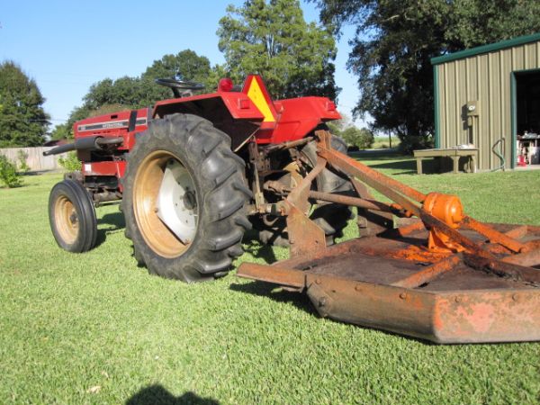 1984 Case IH 254 / 5' Bushhog Farm Tractor For Sale in Baton Rouge ...