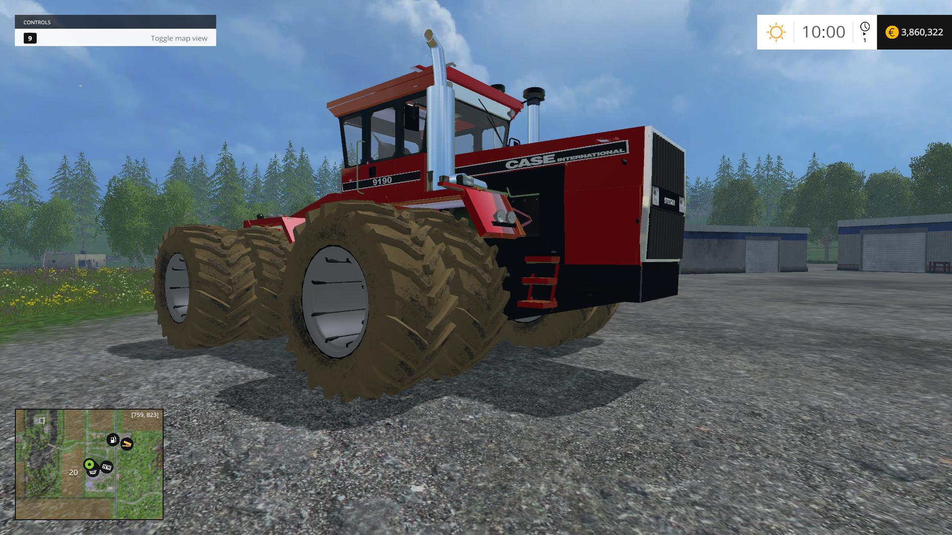 CASE IH 9190 V1.0 LS 15 - Farming Simulator 2015 / 15 mod