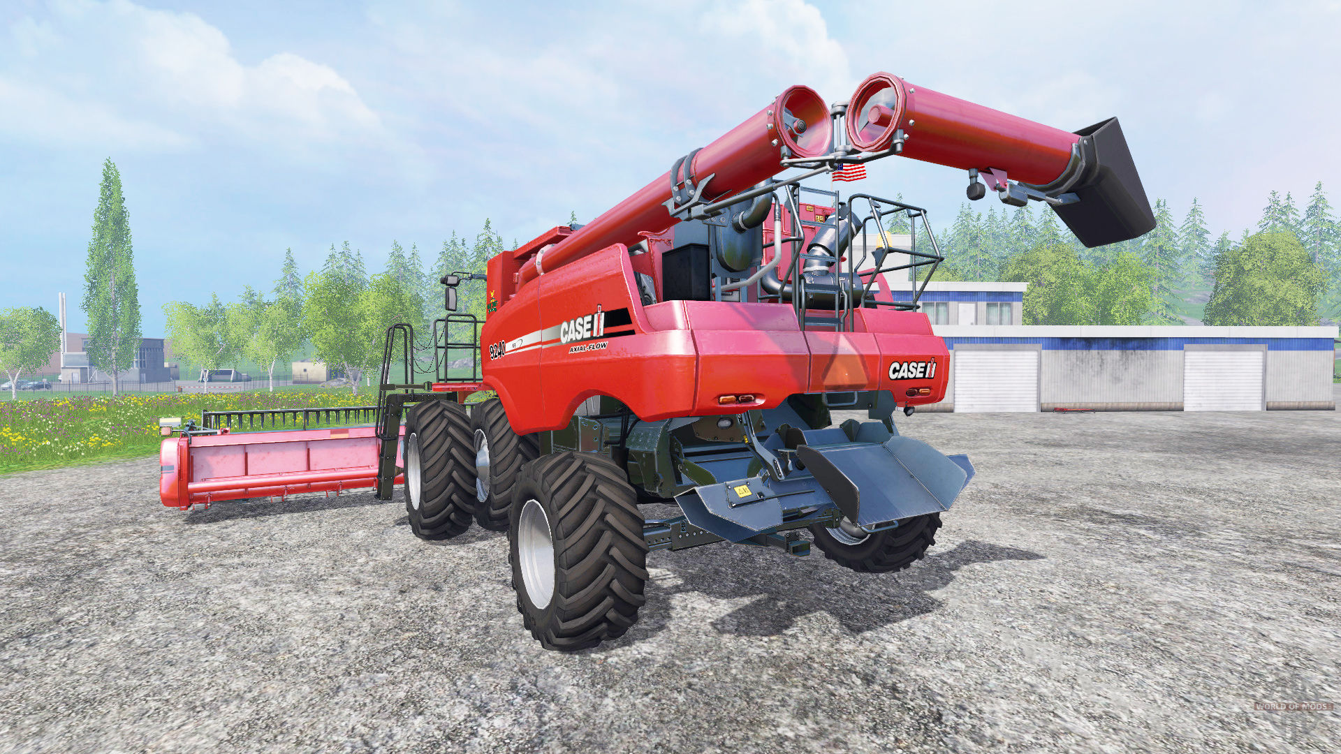 Combine harvester Case IH Axial Flow 9240 for Farming Simulator 15.