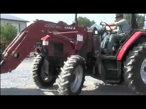 Case IH CX50 Tractor 4x4 L400 Loader - YouTube