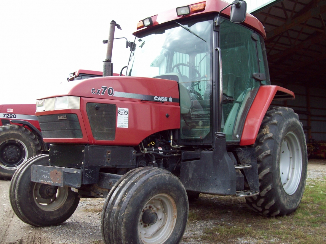 1998 case ih cx70 tractor 4283 hours 16 9r30 rear rubber good pto 3 pt ...