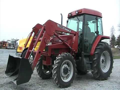 Case IH CX80 Tractor Loader CAB HEAT AIR - YouTube
