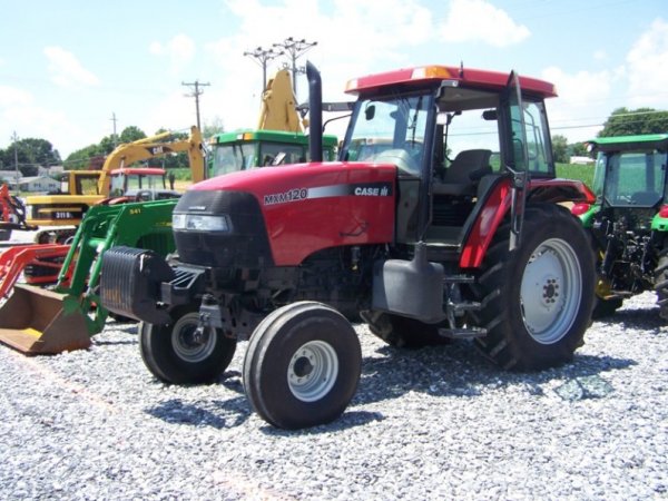 215: 2003 Case IH MXM 120 Farm Tractor with Cab Nice : Lot 215