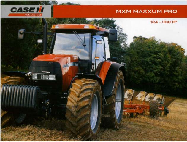 Case IH Tractor MXM Maxxum Pro - MXM120 MXM130 MXM140 MXM155 MXM175 ...