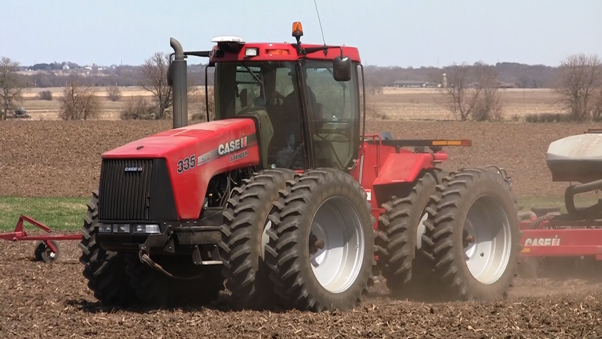 Case IH Steiger 335 Tractor with a Case IH Early Riser Planter on 4-26 ...