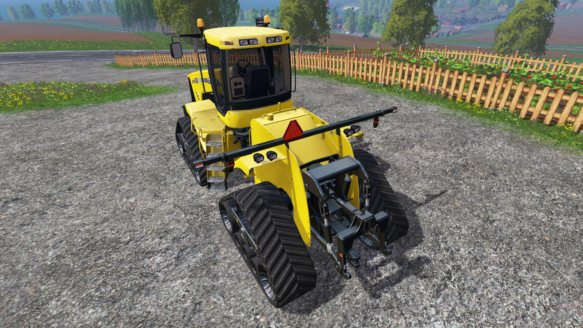 Tracked agricultural tractor Case IH STX 450 for Farming Simulator 15.