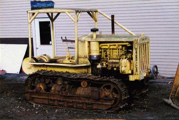 Caterpillar Forty Before Restored
