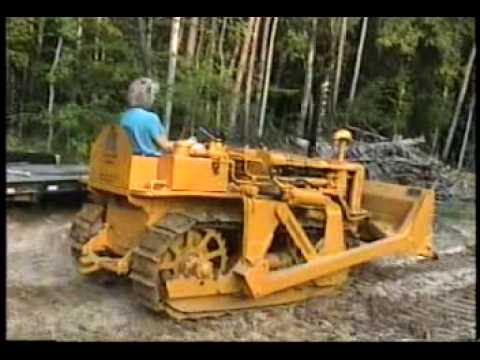 1937 Caterpillar RD4 bulldozer test drive - YouTube