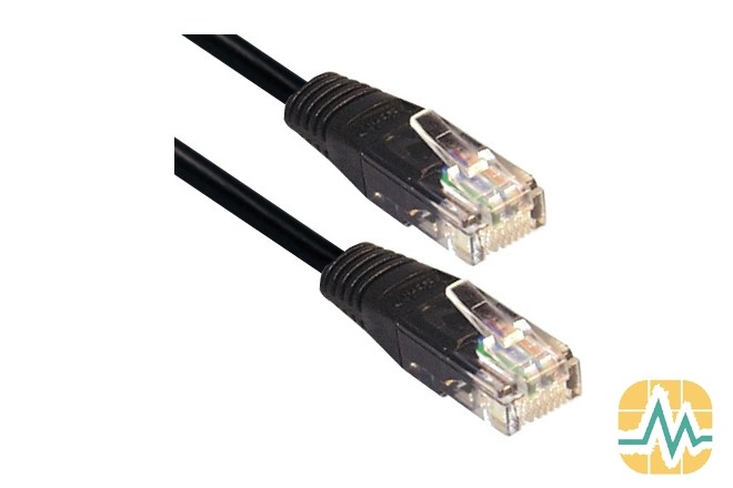 Câble patch SFTP/RJ45/CAT5E 20m Noir | Radio Matériel