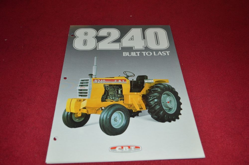 CBT 8240 Tractor Dealer's Brochure DCPA2 | eBay