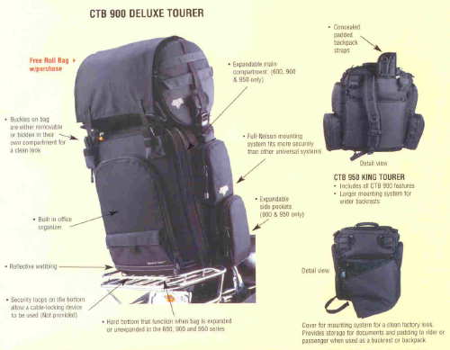 RIGGPAKS CTB-950 Deluxe King Tourer (up to 14 Wide Backrests ...