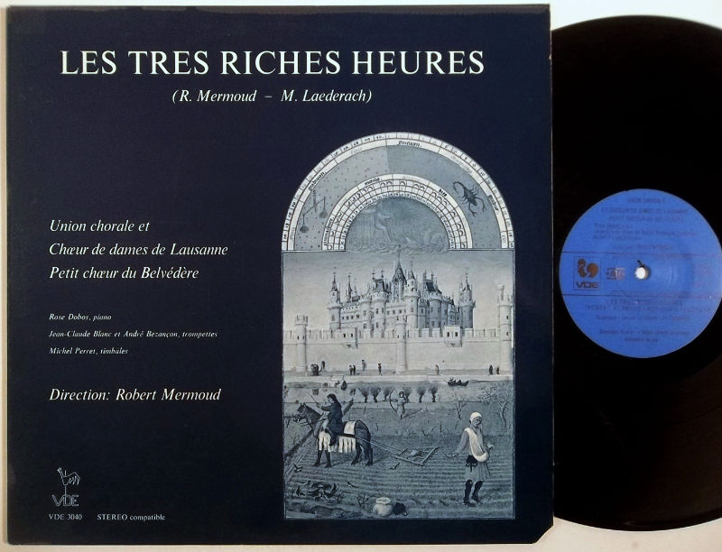 ... Les Tres Riches Heures VDE LP 3040 20th century choral lp | eBay