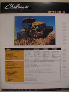 Challenger MT735 MT745 MT755 MT765 Tractor Brochure 2328-2 | eBay