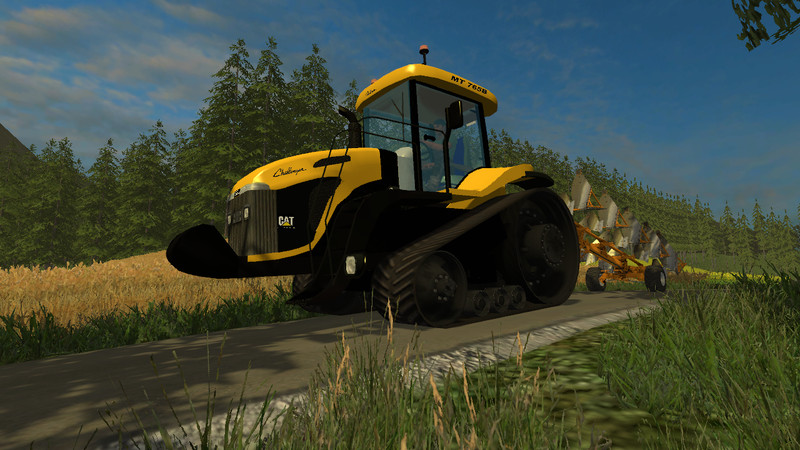 FS 15: Cat Challenger MT765B v 2.1 Cat Mod für Farming Simulator 15