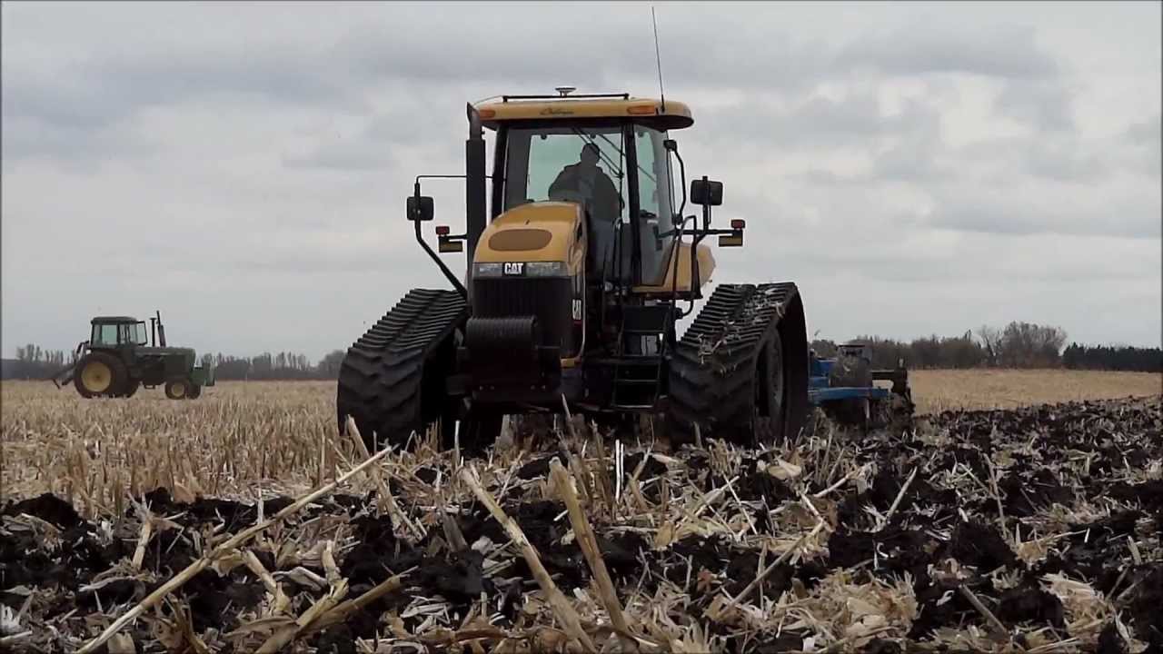 Challenger MT765B Track Tractor with DMI Ecolo-Tiger 530 - YouTube