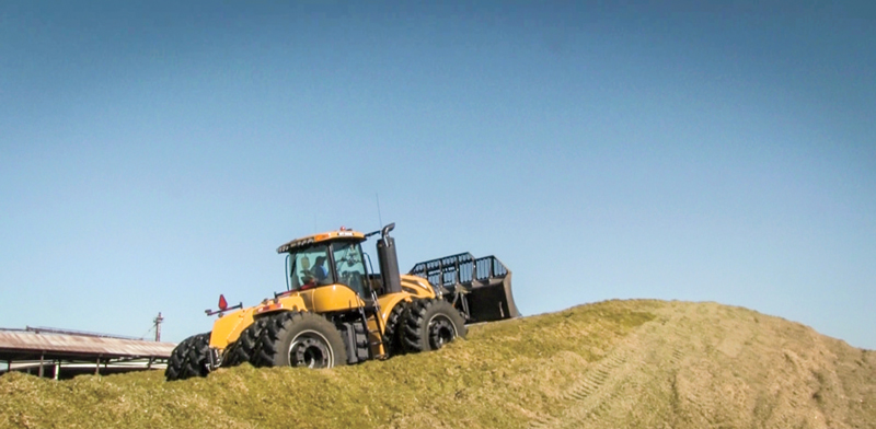 Challenger MT955E Tractor: The Silage Pile Monster | myFarmLife.com ...