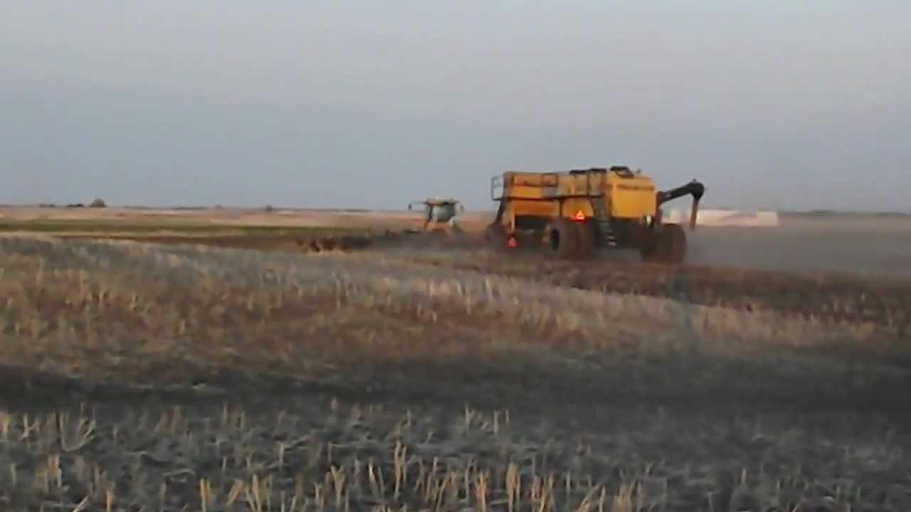 Challenger MT965B 4wd tractor seeding in Saskatchewan, Canada ...