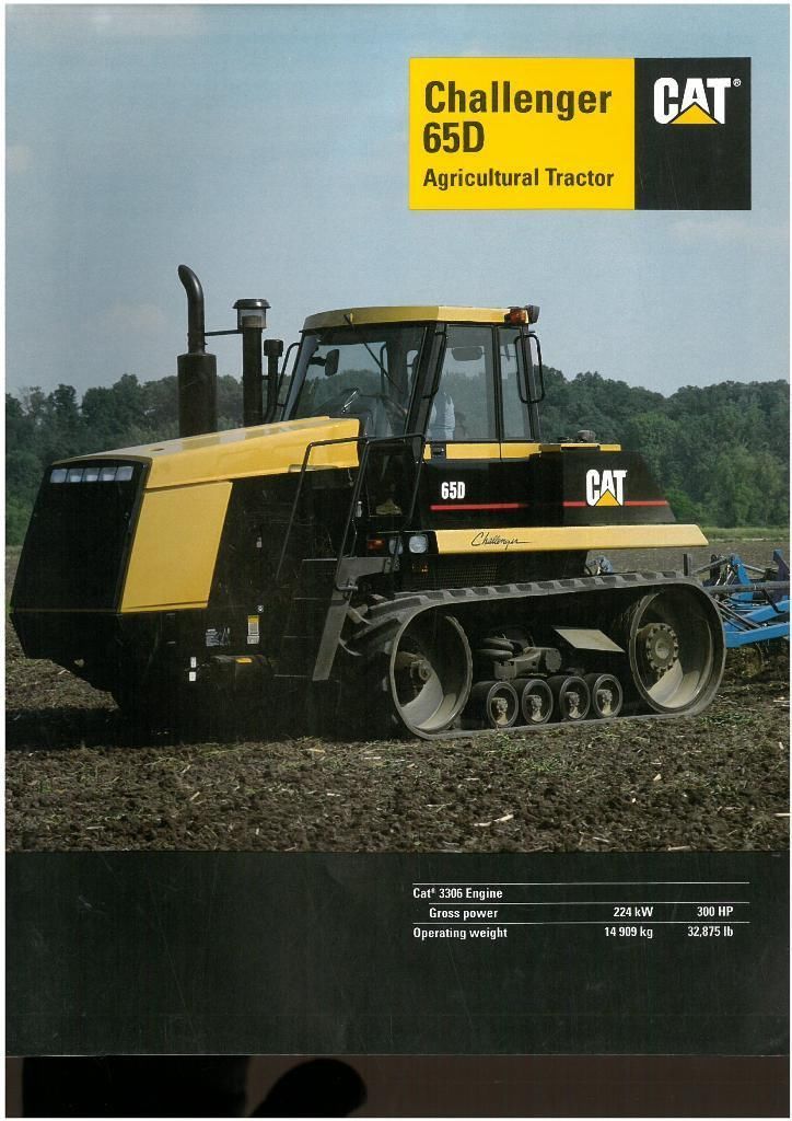 Caterpillar CAT Challenger 65D Tractor Brochure - VH6