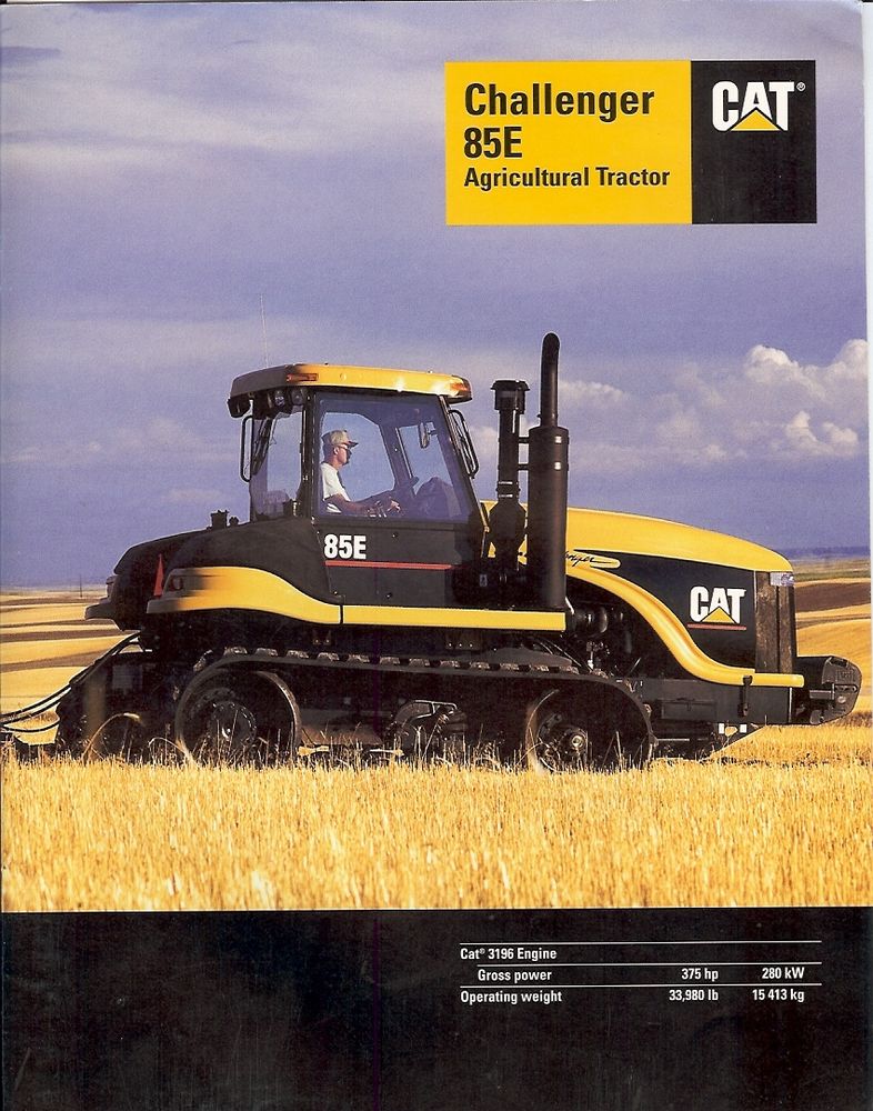 ... Brochure - Caterpillar - Challenger - 85E - 1998 (F2762) | eBay