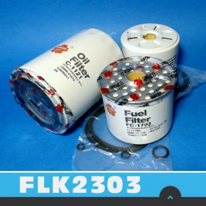 15.40 each FLK2303-C Oil Fuel Filter Kit Chamberlain C456 C670 C6100 ...