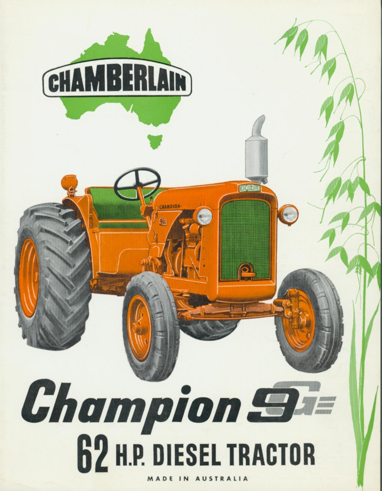 Descriptive Leaflet - Chamberlain Industries, Champion 9G Diesel ...