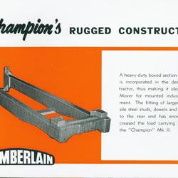 Descriptive Booklet - Chamberlain Champion Mk II Industrial Tractor ...