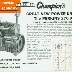 Descriptive Booklet - Chamberlain Champion Mk II Industrial Tractor ...